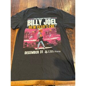 Billy Joel New Year's Eve UBS Arena‎ Concert T-Shirt Regina Spektor Black Medium
